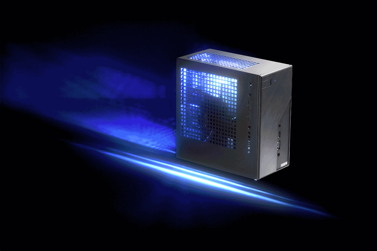 ASRock DeskMini B760 Series Black Mini PC Barebone System,Supports